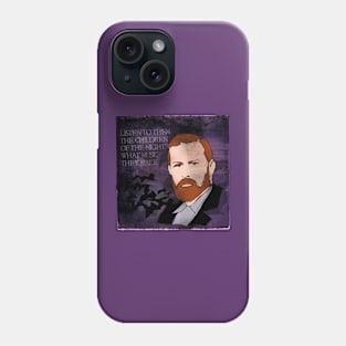 BRAM STOKER, GOTHIC WRITER OF DRACULA Phone Case