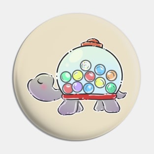 Terrarium Turtles - Gumball Machine Pin