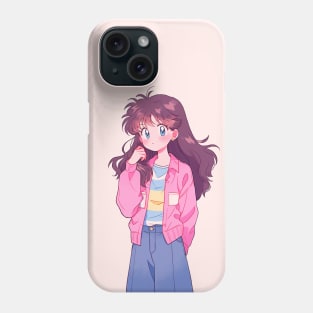 Anime Retro Girl Phone Case