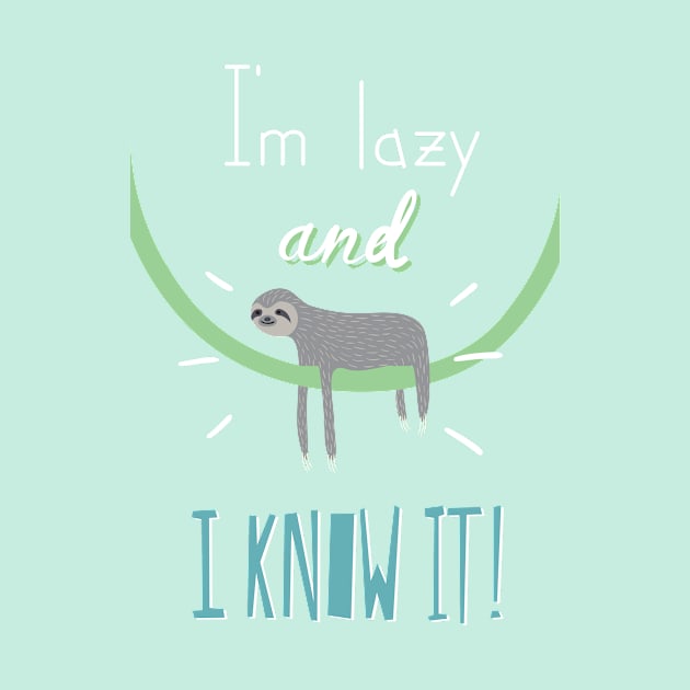 Lazy Sloth by Clown