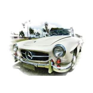 Mercedes 190SL on white T-Shirt