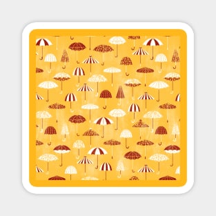 Yellow April Showers Magnet