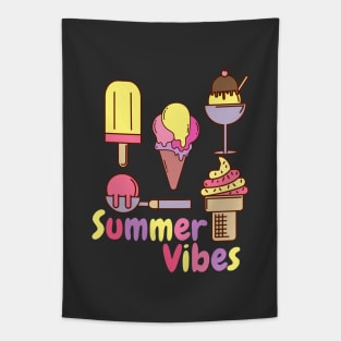 Ice Cream Summer Vibes Tapestry