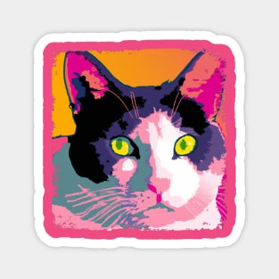 Japanese Bobtail Pop Art - Cat Lover Gift Magnet