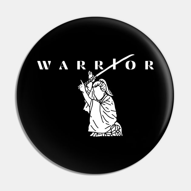 Female Samurai Warrior Pin by MyUniqueTee