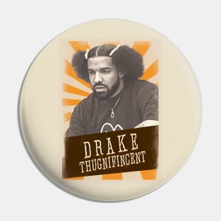 Vintage Aesthetic Drake Style Thugnifincent Pin