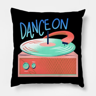 Dance-On-Record Pillow