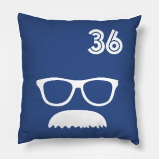 Davis Schneider Mustache Fan Art Public Domain Clip Art Not Subject To Copyright Blue Jays Pillow