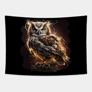 Power Owl Tapestry