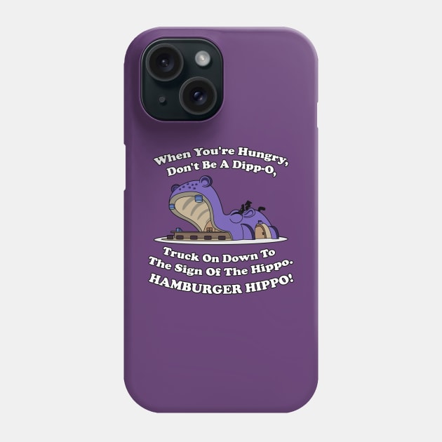 Hamburger Hippo Phone Case by RobotGhost