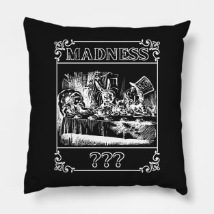 Mad Hatter Madness Tarot Card Pillow