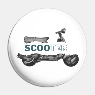 Scooter mania vintage Pin