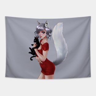 Amorena Kitsune Tapestry