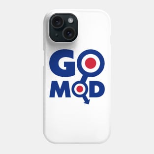 GO MOD ))(( 60s Retro British Subculture Northern Soul Fan Phone Case