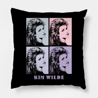 Kim Wilde 80s Pop Art Pillow