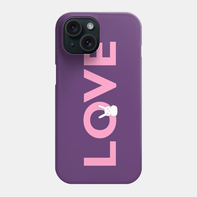 Love Bunny pink Phone Case by Namarqueza