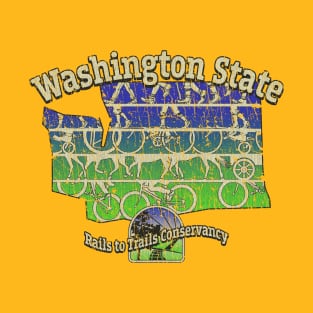 Washington State Rail Trails 1986 T-Shirt