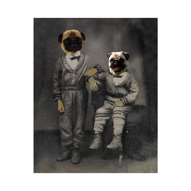 Pug Brothers by Loveday101