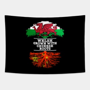 Welsh Grown With Chinese Roots - Gift for Chinese With Roots From China Tapestry