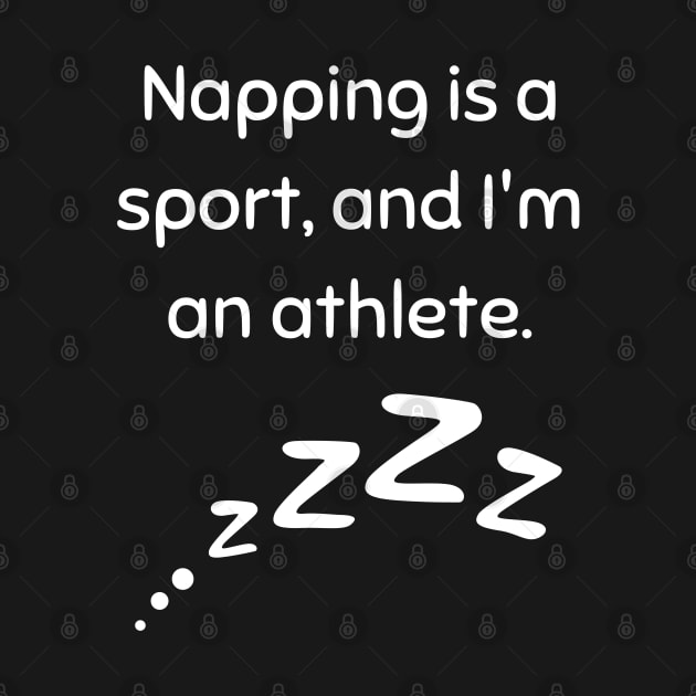 Napping Sport Athlete Joke by Elysian Alcove
