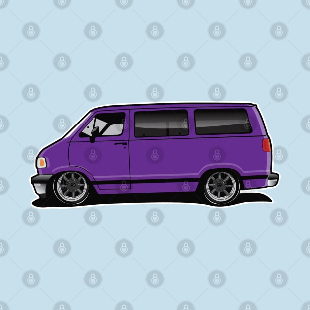 1994 Dodge Van Purple by RBDesigns