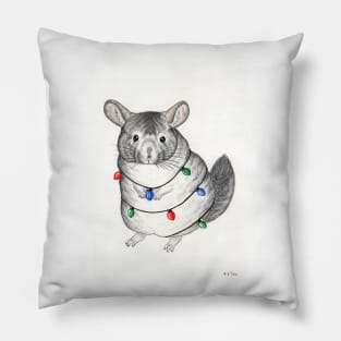 Festive Chinchilla Pillow