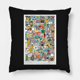 100 Days Poster Pillow