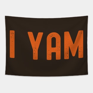 I Yam Couples Tapestry