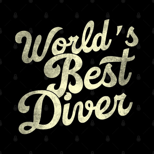 World's best diver. Perfect present for mother dad father friend him or her by SerenityByAlex