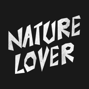 Vintage Nature Lover Typography T-Shirt