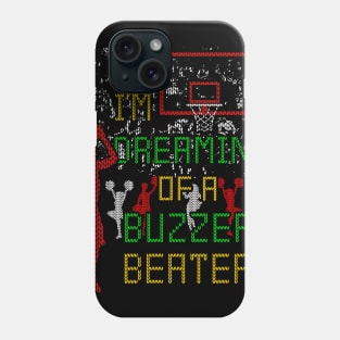 Funny Basketball Ugly Christmas Sweater Design Phone Case