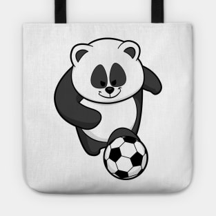 Panda as Soccer player at Soccer Tote