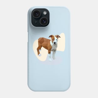 Bull Dog Low Poly Geometric Phone Case