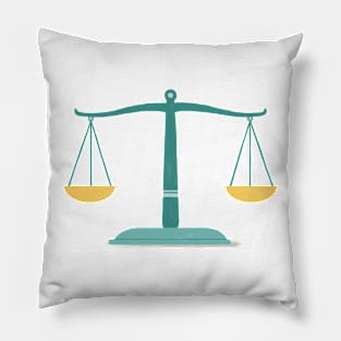 Balancing the Scales Pillow