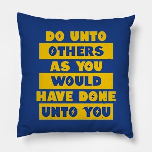 The Golden Rule TV Series Gaming Quote Pillow