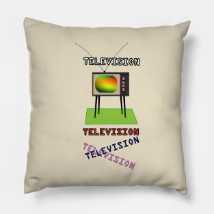 Old Television Pillow
