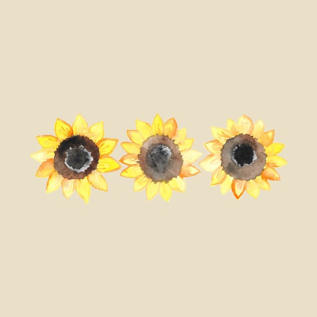 Sunflower Trio by tangerinetane