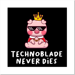 Technoblade never dies Poster for Sale by FellowCorvid