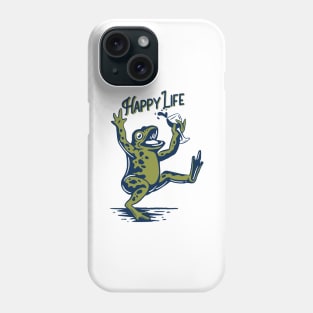 Green Frogs Enjoy Life Phone Case