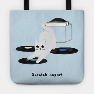 Record scratching Tote