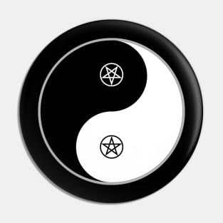 Yin & Yang - Pentagrams Pin