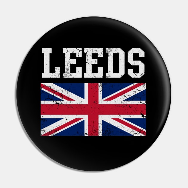 Leeds United Kingdom Union Jack England Pin by E