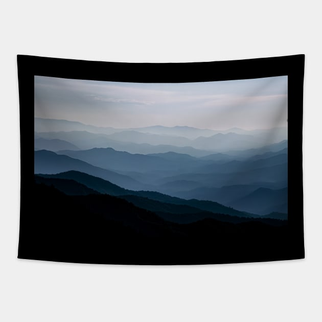 Blue Ridge Mountains #1 Tapestry by Todd Graven Photography 