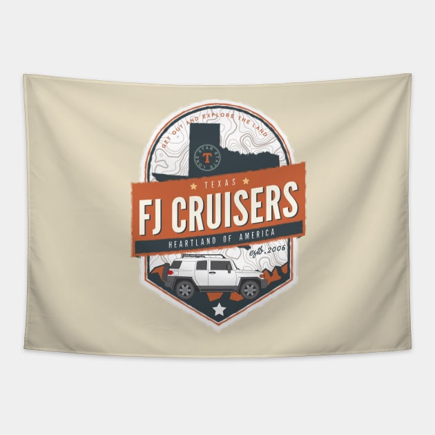 2016 Fj Cruiser Shirt Tapestry by bohemiangoods