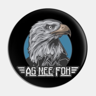 Agneefok Eagle - For South Africans or Ex-Pats Pin