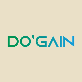 Do'gain (Green/Blue Gradient) logo.  For people inspired to build better habits and improve their life. Grab this for yourself or as a gift for another focused on self-improvement. T-Shirt