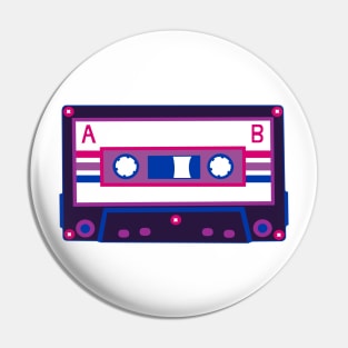 Bisexual Flag Cassette Pin