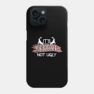 Its Festive Not Ugly-Merry Christmas Design Shirts Phone Case