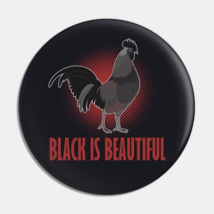 Cemani rooster black chicken breed Pin