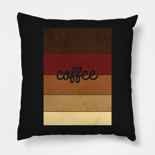 coffee retro art cafe Pillow